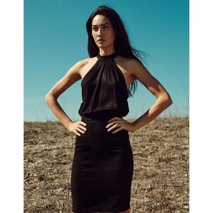 Animal Behavior Nocturnal Dress Womens 2 Black USA Sexy Baddie Sustainable NEW